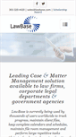 Mobile Screenshot of lawbase.com